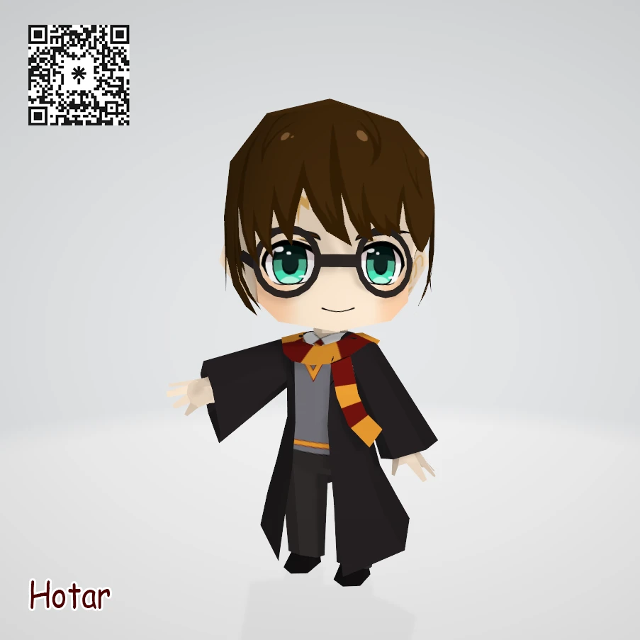 [Harry Potter] Harry Potter Chibi Papercraft