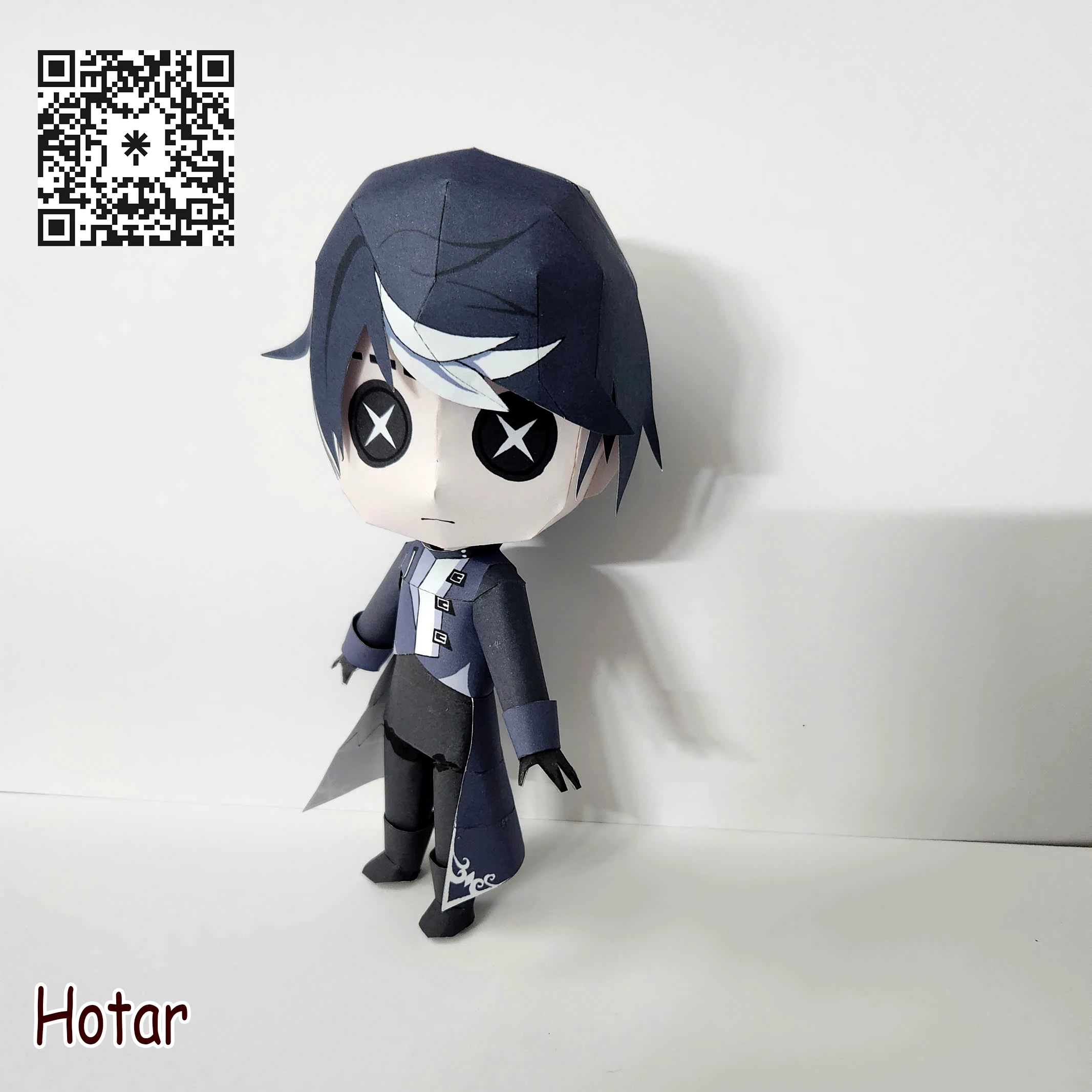 [Identity V] Noir (Seer) chibi papercraft