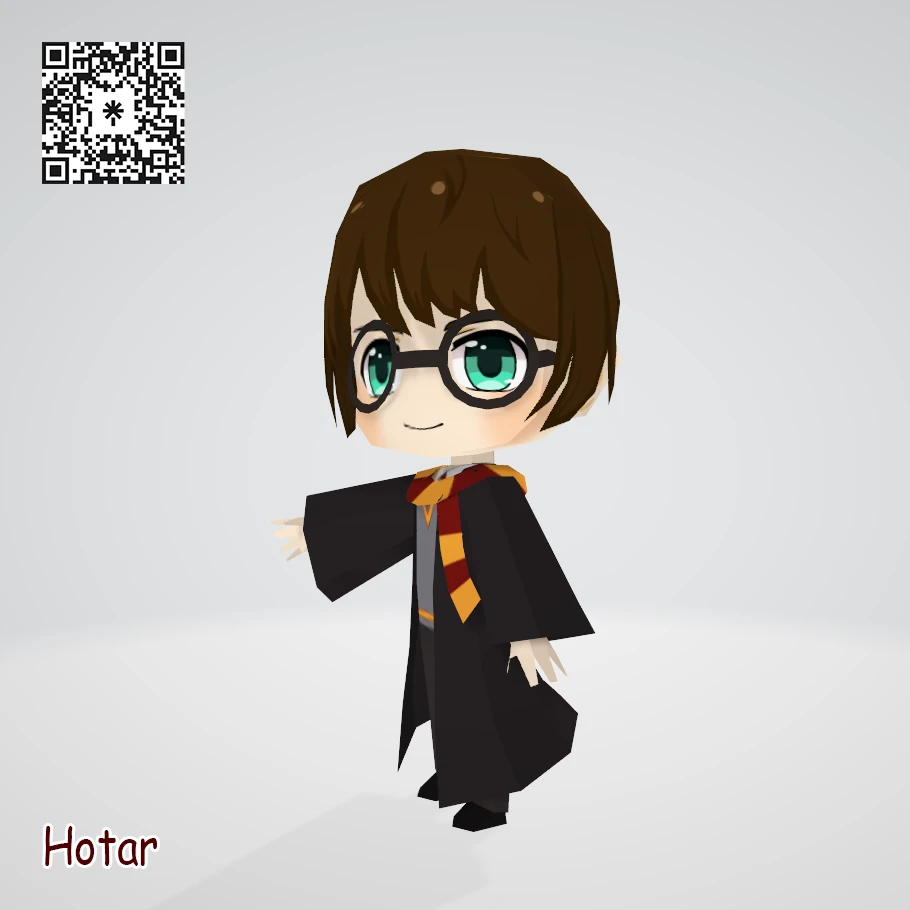 [Harry Potter] Harry Potter Chibi Papercraft