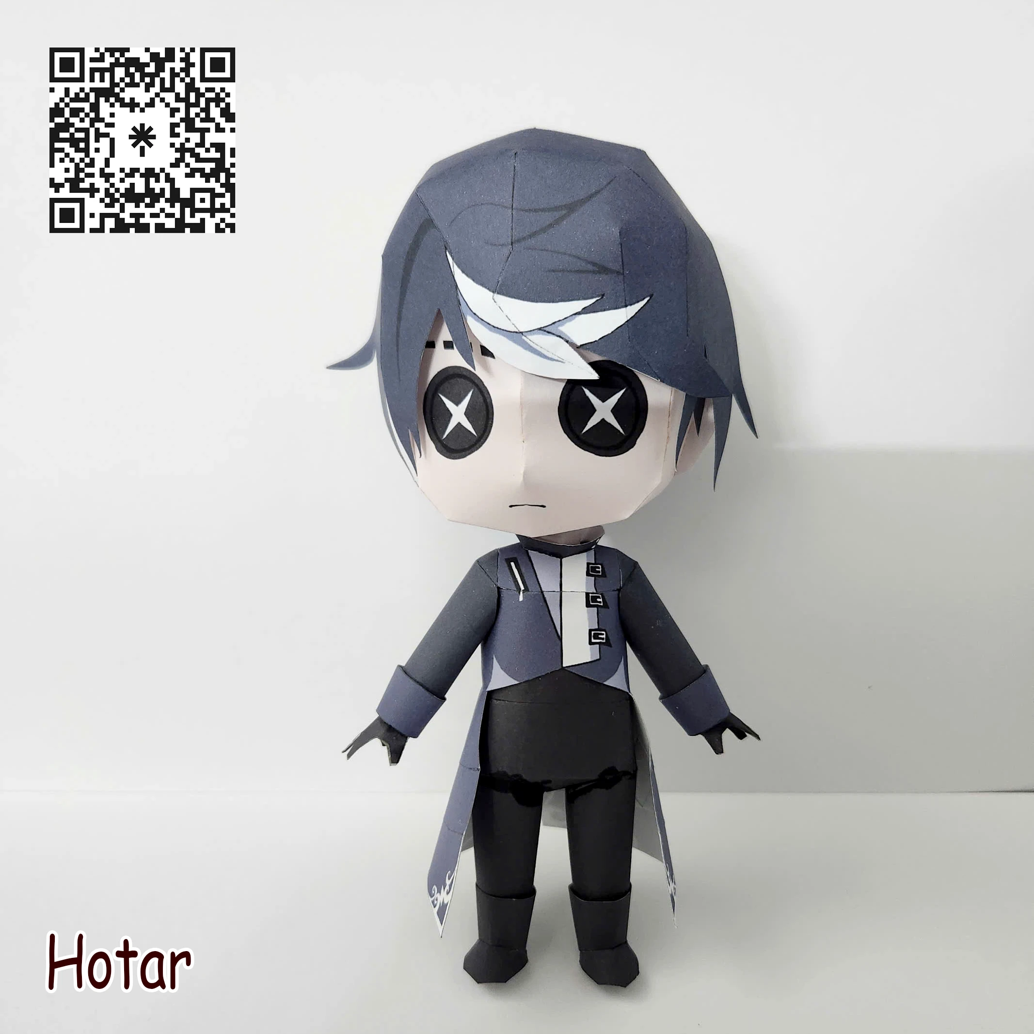 [Identity V] Noir (Seer) chibi papercraft