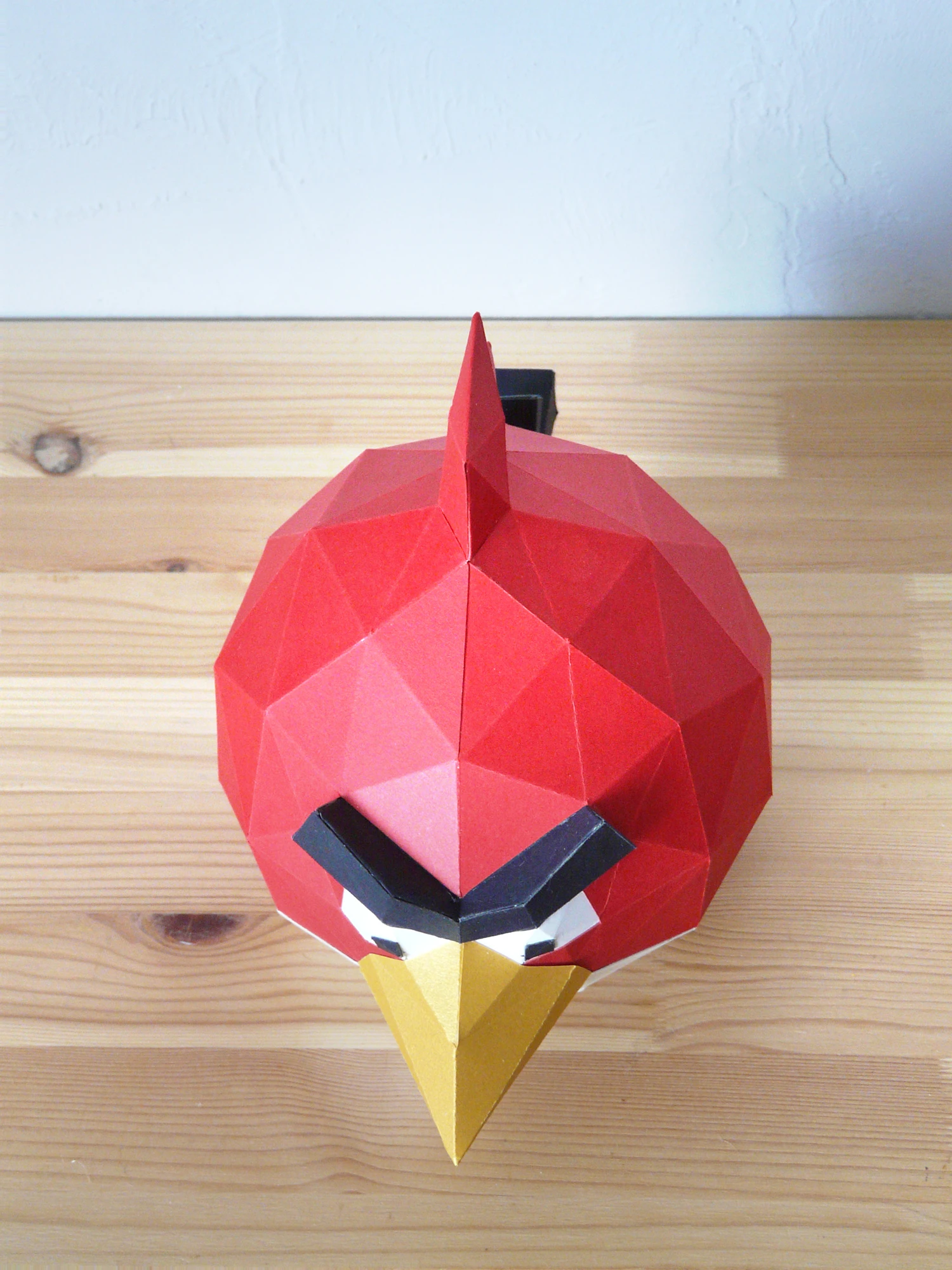 DIY 3d papercraft Angry Bird Red PDF Templates Low Poly SweetHeartyThings