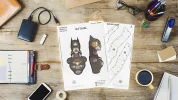 Batgirl (Barbara Gordon), Papercraft Hero , PDF Template, Low Poly man, Paper Sculpture, DIY, Pepakura Pattern, Handmade