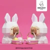 Easter Capybara Low Poly Papercraft Template Pepakura PDF DIY Handmade