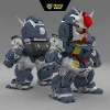 SD RX-78-2 Papercraft, ALEX LM, High Quality PDF Files, Robot 3D Model