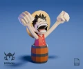 ONE PIECE WINE BARREL BOX MONKEY D.LUFFY, Papercraft, Template, DIY, Paper, Low Poly, Cute, Kawaii, 3D Model, Pdf Low Poly, Kids Toy