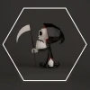 The Grim, The Grim Adventures of Billy and Mandy PDF Templates, DIY 3D Model, Papercraft, PDF, Low Poly, 3D model, Craft, Paper, Pepakura