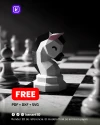 Chess Horse, Caballo Ajedrez Papercraft Low Poly 3d DIY Kenart10