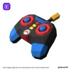 Control MK, Control Mini Kart, Super Mario Papercraft Low Poly 3d DIY Kenart10