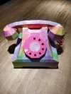 Retro Phone Papercraft, Lowpoly Papercraft, Fovea - Papercraft - Nonitt