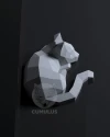 Cat Papercraft Low Poly Decoration, PDF Template, DIY Paper 3D CumulusCraft