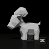 Ram Papercraft Low Poly Decoration, PDF Template, DIY Paper 3D CumulusCraft