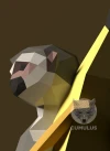 Monkey on Banana Papercraft Low Poly Decoration, PDF Template, DIY Paper 3D CumulusCraft Monkey on Banana Papercraft Low Poly Decoration, PDF Template, DIY Paper 3D CumulusCraft