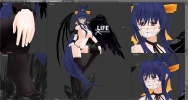 High School DXD: Akeno Himejima H.e.n.t.a.i Papercraft, DIY 3D Paper Model for Creative Home Decoration