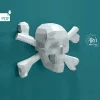 Pirates Skull 3D Wall Decor Low poly Papercraft, DIY, PDF