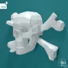 Pirates Skull 3D Wall Decor Low poly Papercraft, DIY, PDF
