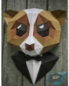 Papercraft 3D Elegant Slow Loris Template