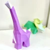 Brachio Dino papercraft. With this purchase you get PDF digital downloadable files for this DIY (do it yourself) paper sculpture.