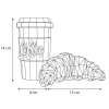 Coffee and Croissant bundle - 3D Papercraft template Digital pattern