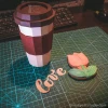 Coffee cup - 3D Papercraft template Digital
