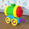 Train Toy PDF Template, Low Poly, Paper Sculpture, DIY, Pepakura Pattern, Handmade, Papercraft, Lowpoly, Lowpoly Papercraft Train Toy PDF Template, Low Poly, Paper Sculpture, DIY, Pepakura Pattern, Handmade, Papercraft, Lowpoly, Lowpoly Papercraft