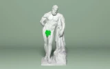 Farnese Hercules PDF Template, Low Poly, Paper Sculpture, DIY, Pepakura Pattern, Handmade, Papercraft, Lowpoly, Lowpoly Papercraft