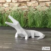 Crocodile Papercraft, Paper Sculpture, Low Poly Papercraft