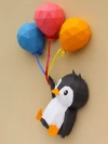 Penguin 3d paper craft model PDF template | 3d paper craft penguin | DIY 3D paper model for Home decor