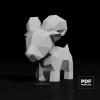 Ram Papercraft Low Poly Decoration, PDF Template, DIY Paper 3D CumulusCraft