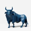 Bull 3D Decor Low poly Papercraft, DIY, PDF