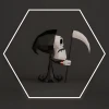The Grim, The Grim Adventures of Billy and Mandy PDF Templates, DIY 3D Model, Papercraft, PDF, Low Poly, 3D model, Craft, Paper, Pepakura