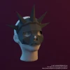 Skull with spikes Mask Papercraft Template - Low Poly, Pepakura PDF, DIY Handmade, Home Decoration, Creative Gifts Skull with spikes Mask Papercraft Template - Low Poly, Pepakura PDF, DIY Handmade, Home Decoration, Creative Gifts
