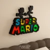 Super Mario Wall Hanging, DIY, Papercraft, PDF, Low Poly, 3D model, Craft, Paper, Mario, Retro Game, Nes, Snes, GBA, Gb, Room Decor