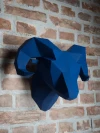 Low Poly Ram Head Papercraft Template | DIY 3D Geometric Mountain Goat Wall Sculpture | Strength & Zodiac Decor