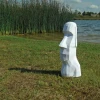 Easter Island heads Moai statue, Instant Pdf download, papercraft printable DIY pdf template
