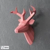 Deer Papercraft, DIY Paper Sculpture, Wall Decor, Low Poly Papercraft