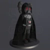 Kaws Darth Vader PDF Papercraft Templates, Paper Art and Craft for Home Decor, DIY, 3DIER, PDF Patterns, Papercraft Templates, Low Poly