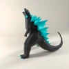 Godzilla Roar 3D Decor Low poly Papercraft, DIY, PDF
