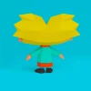 Arnold 3D Digital Template PDF | DIY Papercraft | Hey Arnold! | Instant Download |