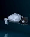 Cat Papercraft Low Poly Decoration, PDF Template, DIY Paper 3D CumulusCraft