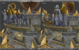 Zodiac - Altar of Athena Low Poly Papercraft, DIY 3D Paper Model for Creative Home Decoration