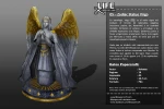 Zodiac Statue Virgo (August 23 – September 22) Low Poly Papercraft, DIY 3D Paper Model for Creative Home Decoration