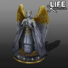 Zodiac Statue Virgo (August 23 – September 22) Low Poly Papercraft, DIY 3D Paper Model for Creative Home Decoration