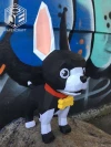 DOGGIE DOG, Papercraft, Template, DIY, Paper, Low Poly, Cute, Kawaii, 3D Model, Pdf Low Poly, Kids Toy