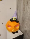 Pumpkin and Hat, Halloween, Papercraft, Home decoration, 3D, puzzle, DIY, Calabaza, Paper Sculpture, Low Poly, pumpkin.