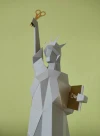 Statue of Liberty Papercraft, Lowpoly Papercraft, Fovea - Papercraft - Nonitt