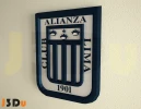 Logo Alianza Lima Papercraft PDF Template For office, Room, Decor, DIY gift for friends, family, Low poly Paper, Paper Craft 3D kit by J3Du