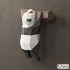 Cute Panda Papercraft, DIY Paper Sculpture, Wall Decor, Low Poly Papercraft