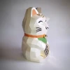 Maneki Neko Low Poly Papercraft