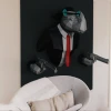 Gangster Rhino 3D Wall Decor Low poly Papercraft, DIY, PDF
