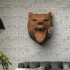 Bear Head Papercraft Low Poly Decoration, PDF Template, DIY Paper 3D CumulusCraft